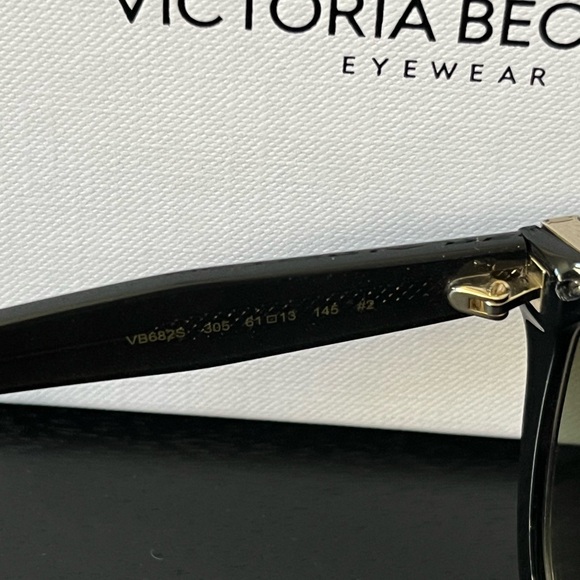 Victoria Beckham Black Gradient Sunglasses NIB main image 6